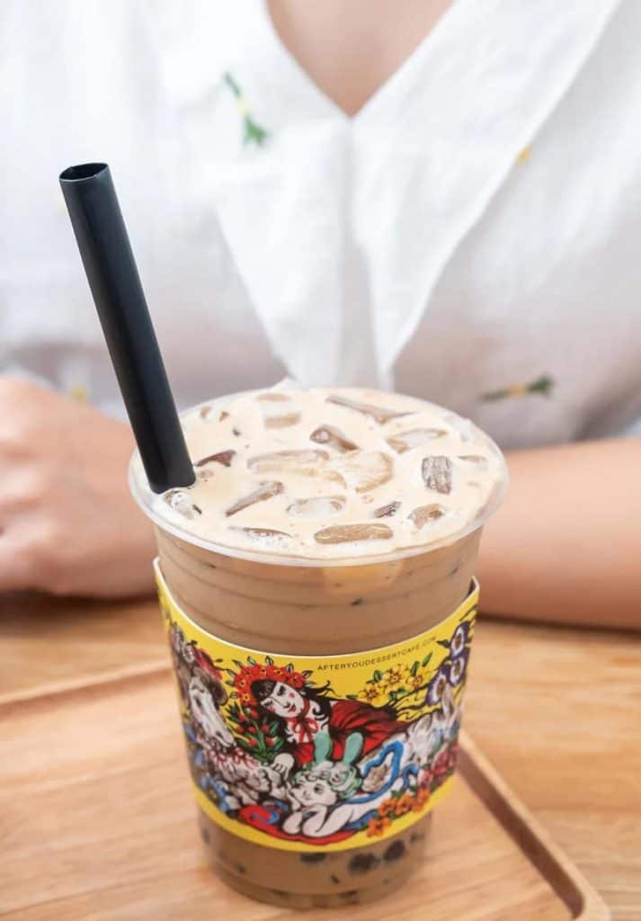 Boba Hojicha Soy Latte