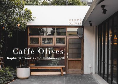 Caffè Olives คาเฟ่สไตล์ cozy ย่านสุขุมวิท