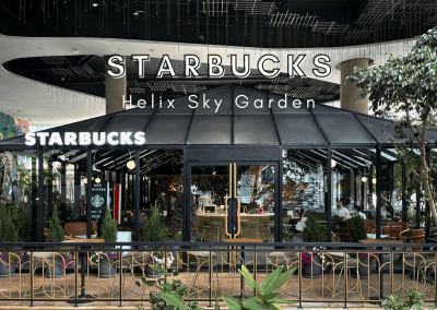 STARBUCKS Helix Sky Garden เปิดใหม่