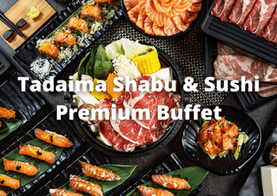 Tadaima Shabu & Sushi Premium Buffet บุฟเฟต์ไม่อั้น